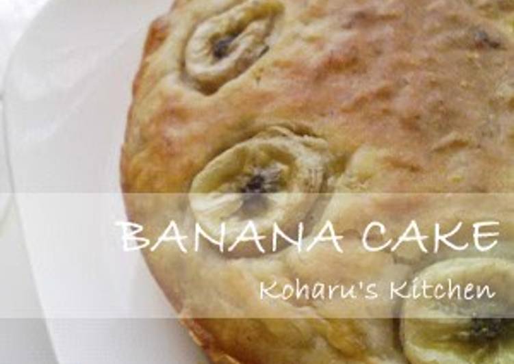 For those with Egg Allergies: Egg-free Banana Cake