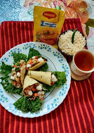পাঁপড় ম্যাগি ভেল (Papad maggi bhel recipe in Bengali) রেসিপির প্রধান ছবি