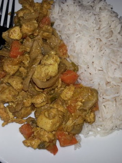 A picture of Curry chicken.