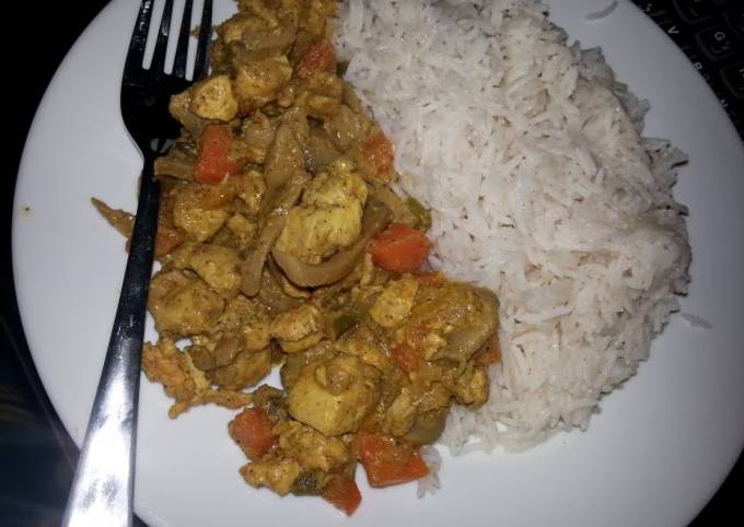 Curry chicken