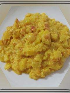 عکسی از دستور خوراک کدو با کشک