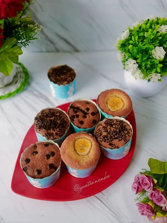 Cara Mudah Membikin Resep  Banana Muffin yang Lezat, Enak