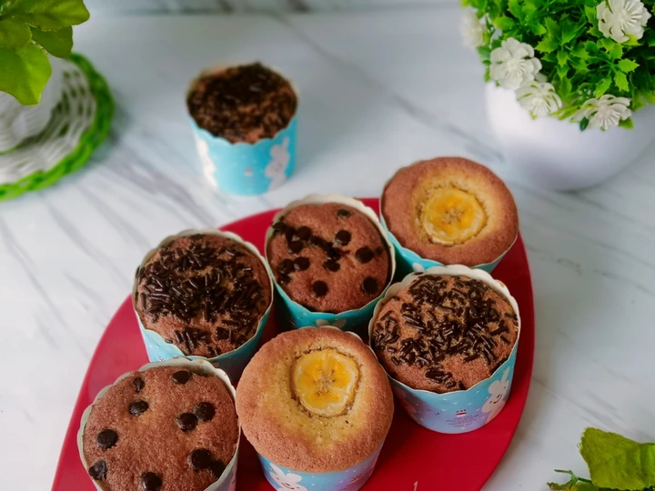 Cara Mudah Membikin Resep  Banana Muffin yang Lezat, Enak