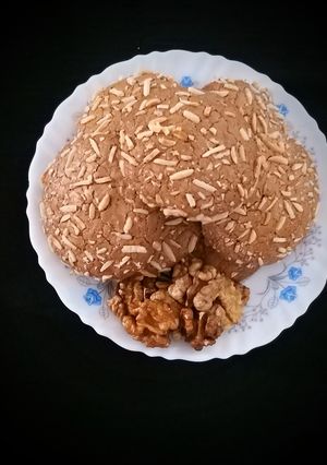 عکسی از دستور شیرینی گردویی🍪😍