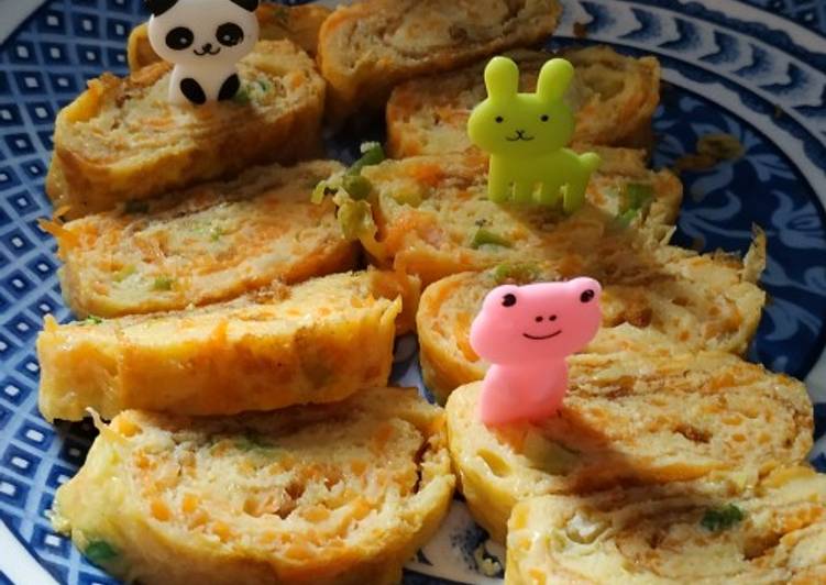 Resep Tamagoyaki/ Telur gulung sayuran yang Bisa Manjain Lidah