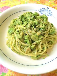 A picture of Avocado Cream Pasta.