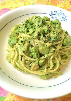 A picture of Avocado Cream Pasta.