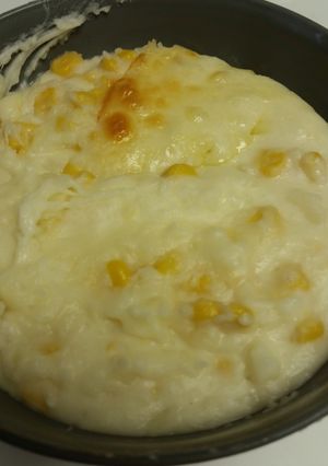 A picture of Mozzarella Provalone Mashed Potatoes.