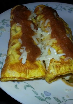 A picture of Breakfast Enchiladas.