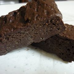 Low-Sugar Soy Flour Brownies A picture of Low-Sugar Soy Flour Brownies.