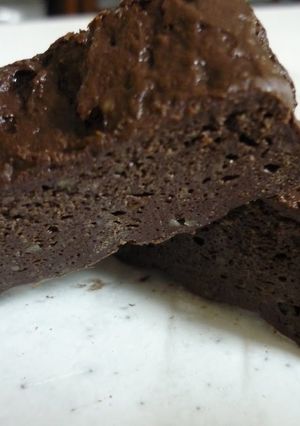 A picture of Low-Sugar Soy Flour Brownies.