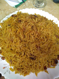 صورة لوصفة أرز بسمتي