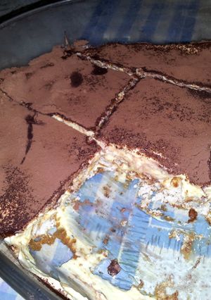A picture of coffee cake. teramisu.