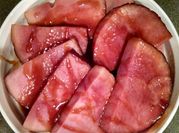 A picture of ham steak