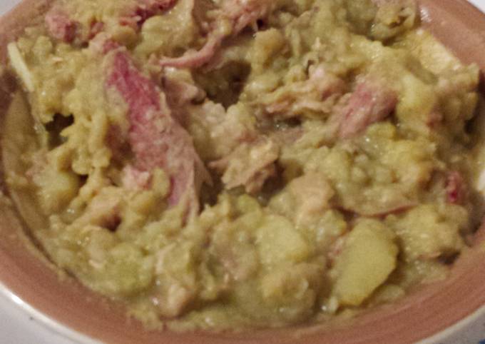 Simple Way to Make Quick Crock pot pea and ham soup (pea wack)