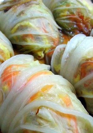 A picture of Chinese Cabbage Roll.