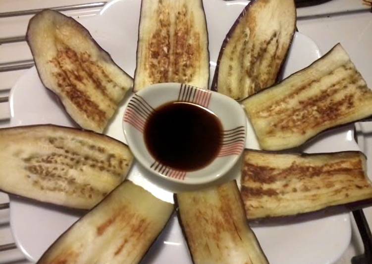 Fried Eggplant 'n chilly lime sauce