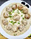 Chicken Malai Kofta in White Gravy