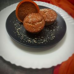 A picture of Semolina coconut muffin.