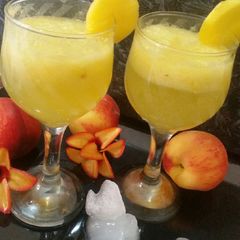 A picture of Peach rani juice.