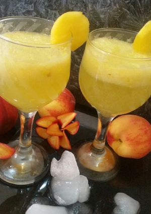 A picture of Peach rani juice.