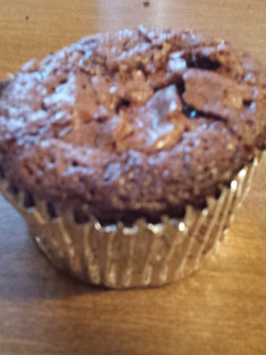 A picture of Cookie Dough Brownie Cupcakes.