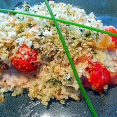 A picture of Ray's Brucetta Style Crusted Fish.