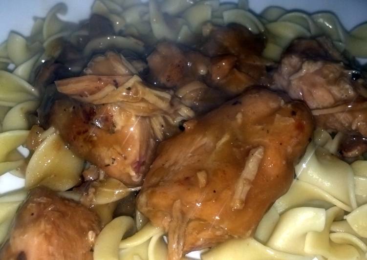 Homemade Saucy Crockpot Chicken