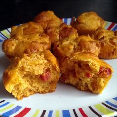 A picture of Sophie's Chili Chorizo Cheese muffins.