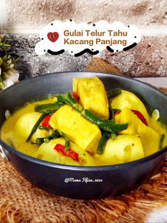 Foto resep Gulai Telur Tahu Kacang Panjang