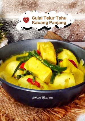 Foto resep Gulai Telur Tahu Kacang Panjang