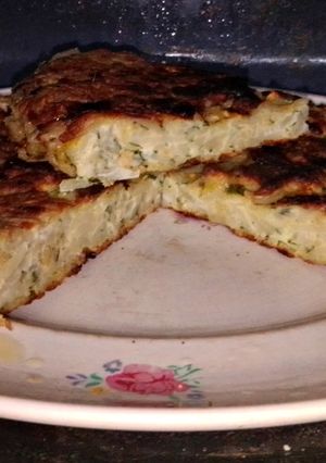 Una foto de Tortilla de fideos