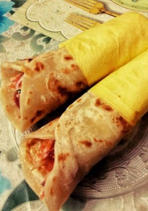 ক্যারট নাটি এগ রোল (carrot nutty egg roll recipe in Bengali) রেসিপির প্রধান ছবি