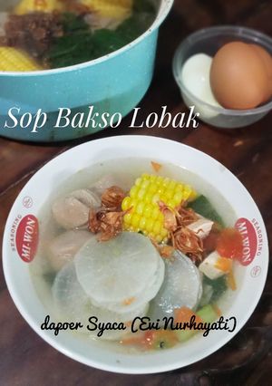 Foto resep Sop Balok (Bakso Lobak)