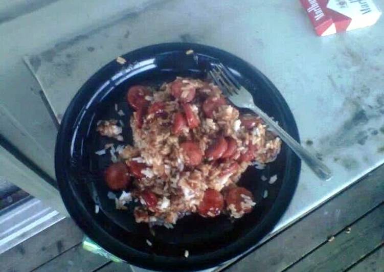 Recipe of Homemade Kielbasa and Rice