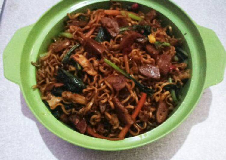 Resep Mie goreng _ mie telur Praktis, Enak