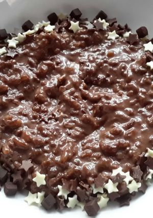 A picture of Sig's Chocolate Risotto.