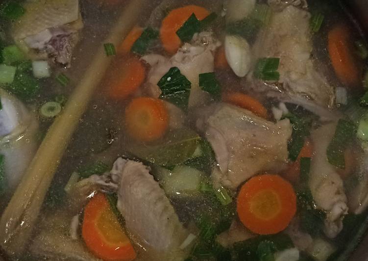 Resep Sup ayam bening, enak Dan simple Anti Gagal