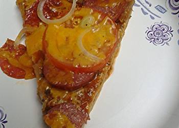 How To Making Recipe Chicken crusted pizza low carb Delicious and Healthy