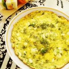 A picture of Dill & Cottage Cheese Frittata.