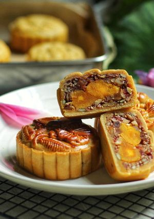 Hình của món BÁNH TRUNG THU | CÁCH NẤU NƯỚC ĐƯỜNG & MỠ ĐƯỜNG TẠI NHÀ.