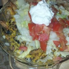 A picture of Simply loaded baked fries.