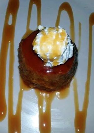 A picture of Ray's Pumpkin Flan`.