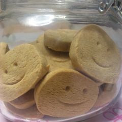 A picture of Macrobiotic? Honey & Kinako Cookies.