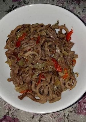 Foto resep Oseng-oseng Usus Pedas