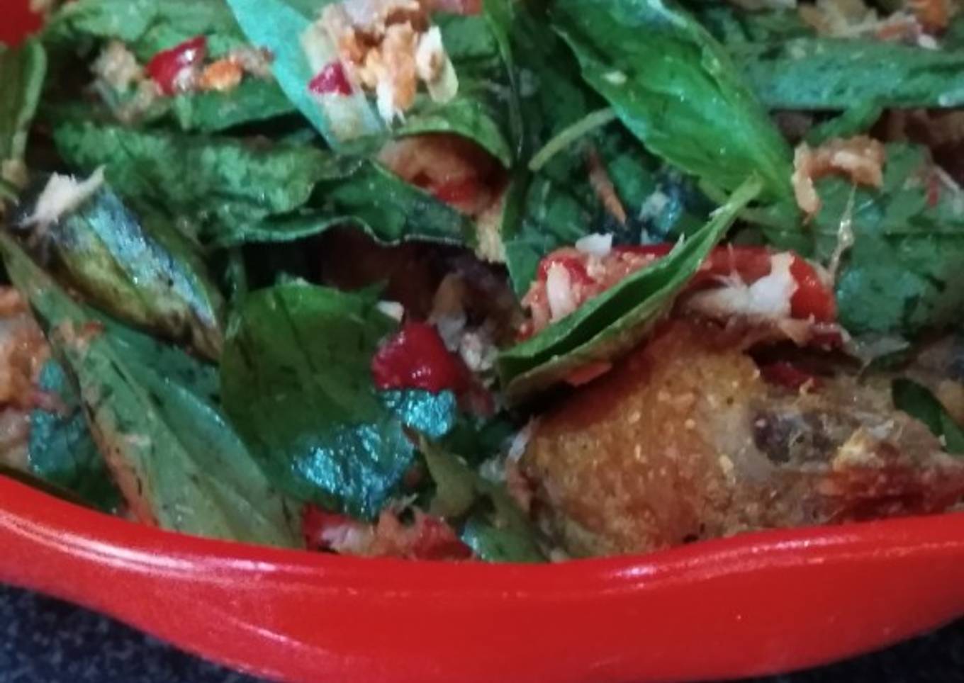 Geprek tuna kemangi