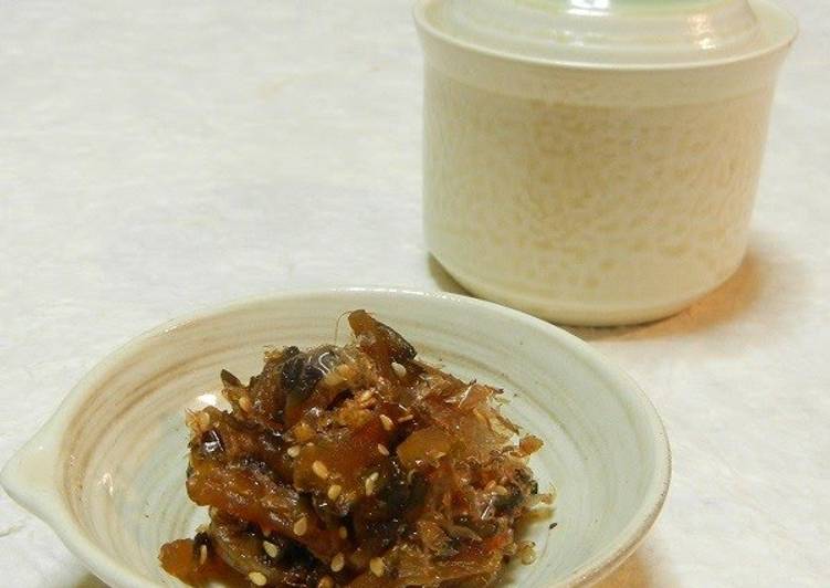 Recipe of Any-night-of-the-week [Farmhouse Recipe] Goya Tsukudani (Salty-sweet Simmered Bitter Melon)