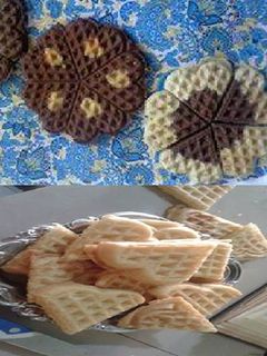 صورة لوصفة طريقة عمل بسكويت الويفر