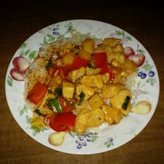A picture of Stir-fry Polynesian Chicken.