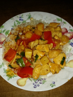 A picture of Stir-fry Polynesian Chicken.